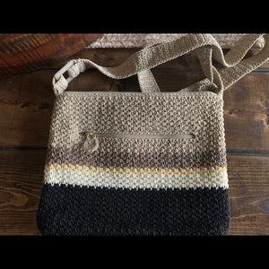 Liz Claiborne woven handbag